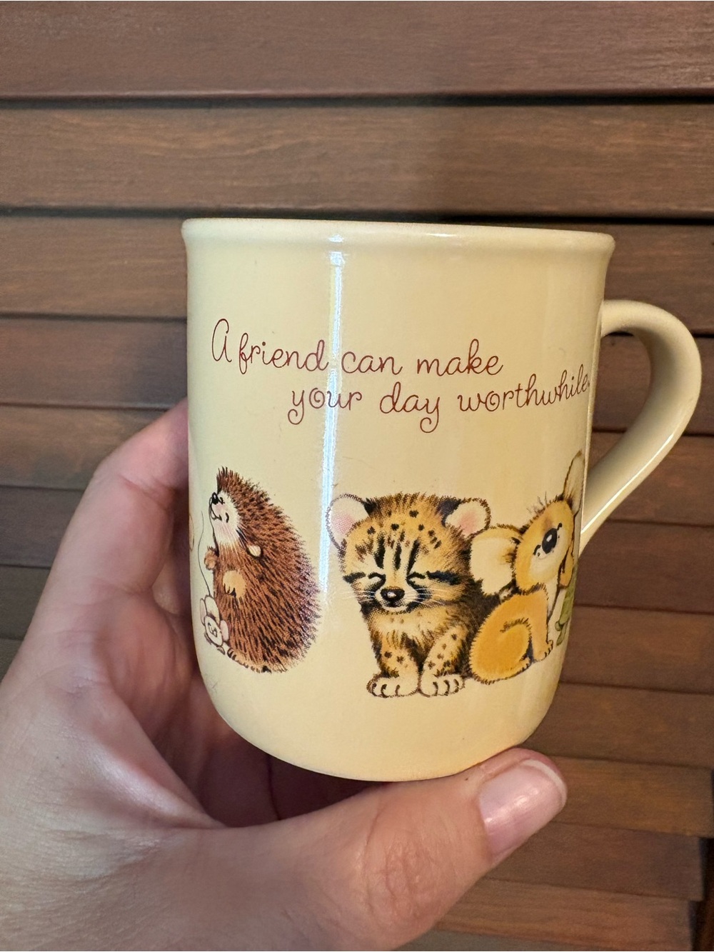 Hallmark Mug Mates Baby Animal Friend mug